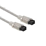 Câble FireWire 800 9 broches vers 9 broches IEEE 1394B pour Mac et PC Noir 1 m