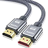 Câble HDMI 4K 15m - Snowkids Câble HDMI 2.0 Haute Vitesse par Ethernet en Nylon Tressé Supporte 3D/ Retour Audio ...