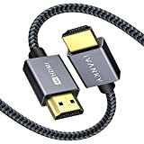 Câble HDMI 4K 3M, iVANKY Câble HDMI Haute Vitesse par Ethernet en Nylon Tressé 18 Gbps Supporte 3D/HDR/Retour Audio Compatible ...
