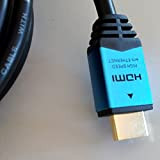 Cable HDMI 5 m-Câble HDMI/HDMI 5 m de longueur Version 1,4 compatible 3D.