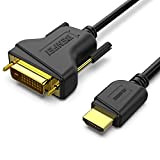 Câble HDMI vers DVI, BENFEI 1,8 m bidirectionnel DVI-D 24 + 1 mâle vers HDMI mâle Câble Adaptateur Haute Vitesse ...