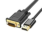 Câble HDMI vers VGA, câble convertisseur vidéo analogique HDMI numérique vers VGA pour Ordinateur de Bureau, Ordinateur Portable, PC, Moniteur, ...