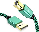 Câble Imprimante USB Câble USB 2.0 A Mâle vers B Mâle Câble Scanner Cordon Imprimante Nylon Câble USB Type B ...