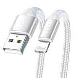 Câble iPhone Chargeur iPhone 2M, RAVIAD [Certifié MFi] Câble Lightning Nylon Tressé Ultra Résistant Charge Rapide pour iPhone 13 12 ...