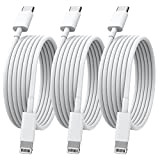 Cable Lightning cable usb c vers lightning Support Power Delivery Charge rapide[6ft-3 pièces MFi certifié]