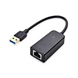 Cable Matters Adaptateur USB Ethernet (USB 3.0 à Ethernet/Adaptateur USB rj45/adaptateur ethernet USB/USB à RJ45) Prise en Charge d'un réseau ...