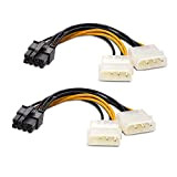 Cable Matters Câble d'alimentation PCIe à 8 Broches Molex (2X) de Ensemble 2 Pièces - 11cm