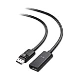Cable Matters Câble d'extension Actif entrée DisplayPort vers Sortie DisplayPort 8K Noir de 5m pour Oculus Rift S, HTC Vive ...
