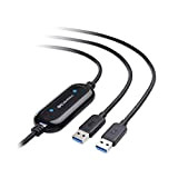 Cable Matters Câble de Transfert de données USB 3.0 PC vers PC pour Ordinateur Windows et Mac en 2m