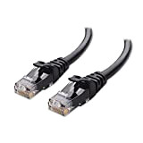 Cable Matters Câble Ethernet Cat6 snagless (Cat6 Cable, Cat 6 Cable) en Noir, 6 mètres