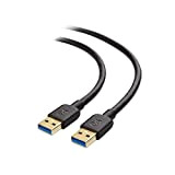 Cable Matters Câble USB Male Male 1.8mm Câble USB USB 3.0 Long (câble USB vers USB mâle vers mâle) Noir