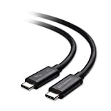 Cable Matters [Certifié Intel] Câble Thunderbolt 3 (Cable Thunderbolt 3 USB C) en Noir 0.8m prenant en Charge Une Charge ...