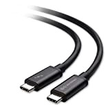 Cable Matters [Certifié Intel] Câble Thunderbolt 3 (Cable Thunderbolt 3 USB C) en Noir 2m prenant en Charge Une Charge ...