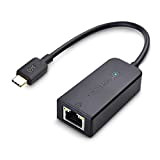Cable Matters L’Adaptateur USB C Ethernet (Adaptateur USBC à Gigabit Ethernet) en Noir - Compatible USB-C et Thunderbolt 3 pour ...