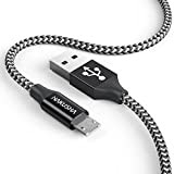 Câble Micro USB [0.5M] Android Cable Micro USB en Nylon Tressé Câble Cordon Chargeur Rapide pour Samsung Galaxy S7 S6 ...