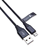 Câble Micro USB Chargement Rapide Chargeur Nylon Compatible avec Samsung Galaxy Tab E 9.6, Tab 4 7.0, Tab 4 8.0, ...