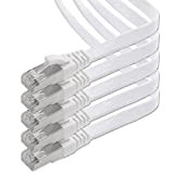 Câble réseau Cat. 7 Gigabit Ethernet LAN, câble ruban, câble plat (RJ45), câble réseau, câble (10 Gbits/) Câble de pose plat ...