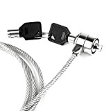 Cable Technologies Câble de sécurité antivol en Acier pour Ordinateur Portable de 110 cm, avec verrou et Fente de sécurité, ...