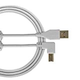 Câble UDG USB 2.0 (A-B) coudé blanc 2M - Câble audio UDG ultime pour les DJ et les producteurs afin ...