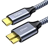 Câble USB 3.0 Micro B vers USB C, CFinke USB 3.1 type C vers USB Micro B 3.0 (Gen2/10 Gbps), ...