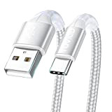 Câble USB C 1m/3.3ft, RAVIAD Câble USB Type C en Nylon Tressé Chargeur USB C Charge Rapide pour Samsung Galaxy ...