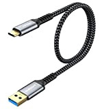 Câble USB C 3.1 Gen 2, 0.5m USB A vers C en nylon tressé 3 A Charge rapide et transfert ...