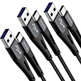 Câble USB C Charge Rapide[Lot de 3,1M+2M+3M],Cable USB Type C Chargeur pour Samsung Galaxy S20 S21 S22 Plus Ultra S10 ...