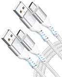 Câble USB C, NINGKPOW [1M+2M / Lot de 2] 3.1A Cable USB C Charge Rapide Nylon Tressé Chargeur Type C ...