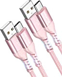 Câble USB C, NINGKPOW [2M+2M / Lot de 2] 3.1A Cable USB C Charge Rapide Nylon Tressé Chargeur Type C ...