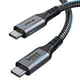 Câble USB C Thunderbolt 3, Selore USB 4 en Nylon Tressé 1.2M, Type C 100W/40Gbps/5K UHD, Câble USB-C vers USB ...