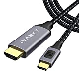 Câble USB C vers HDMI 4K@60Hz, iVANKY Câble Type C HDMI,pour iPad Pro 2020, MacBook Pro 2020, Samsung S20, Huawei ...