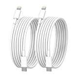 Câble USB C vers Lightning 2M, 2 Pack Cable Chargeur Apple iPhone Certifié MFi Cable de Charge Rapide Compatible avec ...