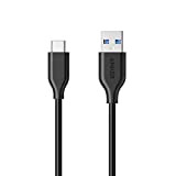Câble USB C vers USB 3.0 de 90 cm Anker PowerLine+ Extra Solide avec une Pochette pour Appareils USB Type ...