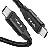 Câble USB C vers USB C PD 3.1 Gen 2 2M, NIMASO Câble USB Type C Charge Rapide 100W Transfert ...