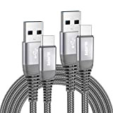 Câble USB C1M 2M Charge Rapide,3A Cable Chargeur Type C pour Samsung Galaxy S22 S21 Ultra S20 FE S10 S9 ...