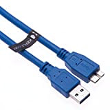 Câble USB Compatibel avec Toshiba Canvio Basics, Ready, HDTB110EK3BA, HDTB305EK3AA, HDTB310EK3AA, HDTD210ES3EA, HDTU110EKWC1 | StoreJet 25M3, 25H3, 25A3, 25D3, 25S3 ...
