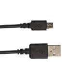 Câble USB noir pour synchronisation PC - Technologie Kingfisher - 90 cm - Pour appareil photo Vtech Kidizoom Duo
