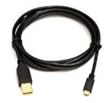 Câble USB pour appareil photo numérique Sony Cybershot DSC-HX90 - Câble de données - Plaqué or - Longueur 2 m