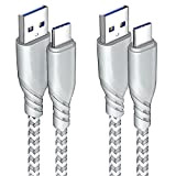 Câble Usb Type C 1M+2M,Cable Chargeur USB C Charge Rapide pour Samsung A51/A71/A52/A52S A42 A72 A53 A13(4G/5G),S21/S21 Plus/S21 Ultra/S21 FE ...