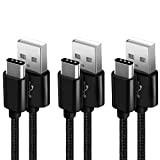 Cable USB Type C SUCESO [1M+2M+2M/Lot de 3] Cable USB C Nylon Tressé Charge Rapide Chargeur USB C pour Samsung ...