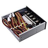 Cablecc 6 systèmes de contrôle Intelligent de Disque Dur HDD SSD avec Baie de 5,25 CD-ROM