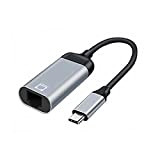 Cablecc Adaptateur USB-C Type-C USB 3.1 vers Gigabit Ethernet réseau LAN 1000 Mbit/s pour ordinateur portable