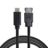 Cablecc Adaptateur USB-C Type-C vers Power Over eSATA DC5V USB 3.0 vers HDD/SSD/ODD eSATAp Convertisseur