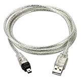 Cablecc Câble adaptateur USB mâle vers Firewire IEEE 1394 4 broches mâle iLink pour Sony DCR-TRV75E DV Cablecc