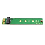 Cablecc NGFF M-Key NVME AHCI SSD vers PCI-E 3.0 Adaptateur vertical 1 x 1 pour XP941 SM951 PM951 960 EVO ...