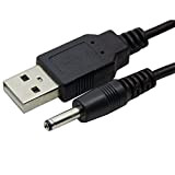 CableDeconn - Câble d’alimentation USB pour prise Jack, CC 3,5 mm/1,35 mm, 5 Volt, CC