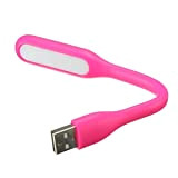 CABLEPELADO Lampe LED Flexible USB Ordinateurs Portables Rose