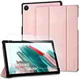 CACOE Coque Compatible avec Samsung Galaxy Tab A8 10.5 2022/2021, Fin Étui avec Verre Trempé avec Fonction Support Veille/Réveil pour ...