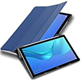 Cadorabo Coque Tablette pour Huawei MediaPad M5 Lite 10 (10.1" Zoll) en Bleu FONCÉ Jersey – Housse Protection Très Fine ...