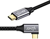 CAKOBLE cable usb c, 10Gbps usb c vers usb c 3.1 Gen 2 cable usb c coudé, 100W 20V/5A cable ...